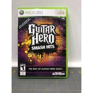 Guitar Hero Smash Hits Microsoft XBOX 360 Live Game Complete Tested & Works